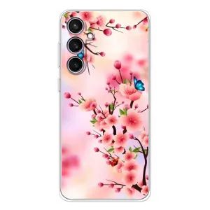 Чохол з картинкою Сакури на Samsung Galaxy S24 FE (Метелики на сакурі)