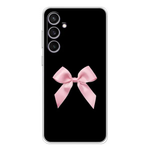 Чехол с рисунком «Бант на черном» для Samsung Galaxy S24 FE Чехол с рисунком «Бант на черном» для Samsung Galaxy S24 FE