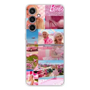 Силиконовый Чехол Барби Фильм на Samsung Galaxy S24 FE (Барби стиль)
