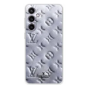 Текстурный Чехол Louis Vuitton для Гелекси С24 FE (Белый ЛВ)