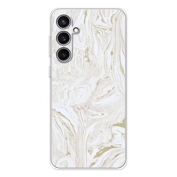 Чехол с рисунком «белый мрамор» для Samsung Galaxy S24 FE Чехол с рисунком «белый мрамор» для Samsung Galaxy S24 FE