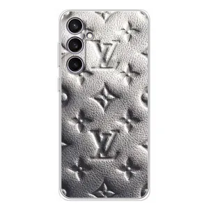 Текстурный Чехол Louis Vuitton для Гелекси С24 FE (Бежевый ЛВ)