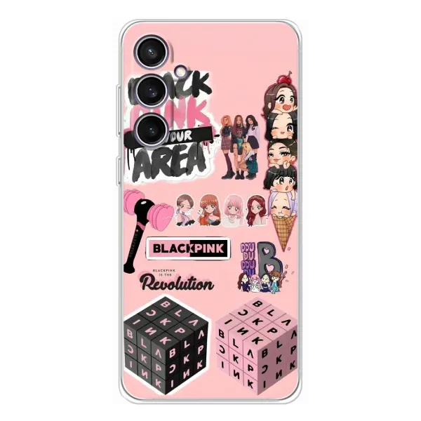 Чехол с рисунком «BLACK PINK коллаж» для Samsung Galaxy S24 FE Чехол с рисунком «BLACK PINK коллаж» для Samsung Galaxy S24 FE