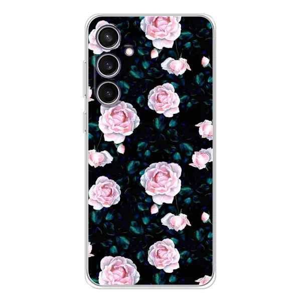 Чехол с рисунком «Чайные розы» для Samsung Galaxy S24 FE Чехол с рисунком «Чайные розы» для Samsung Galaxy S24 FE