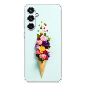 Чохли з тематикою "КВІТИ" на Samsung Galaxy S24 FE (Квітка-морозиво)