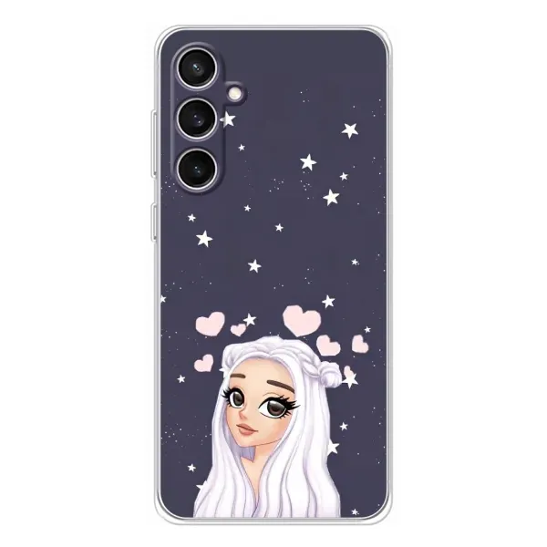 Чехол с рисунком «Девушка и сердечки» для Samsung Galaxy S24 FE Чехол с рисунком «Девушка и сердечки» для Samsung Galaxy S24 FE