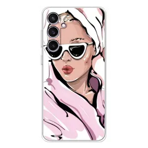 Чехол с картинкой Модные Девчонки Samsung Galaxy S24 FE (Девушка в халате)