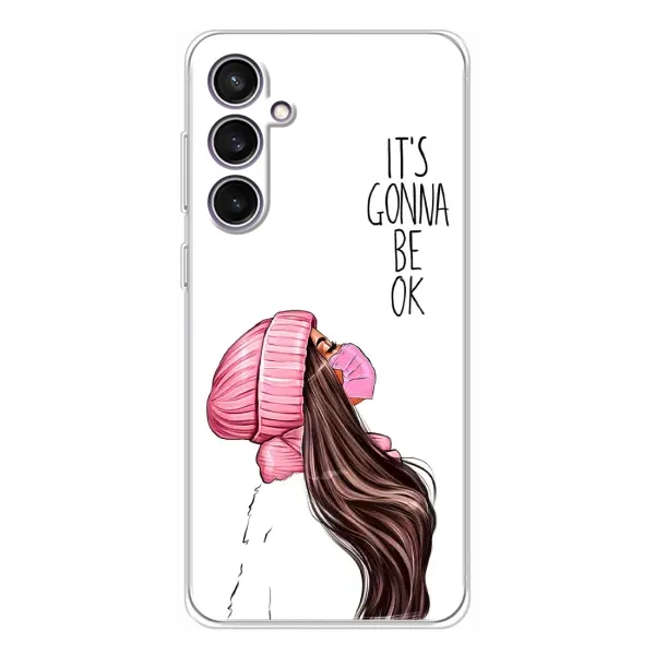 Чехол с рисунком «Девушка в маске» для Samsung Galaxy S24 FE Чехол с рисунком «Девушка в маске» для Samsung Galaxy S24 FE