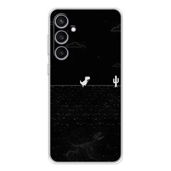 Чехол с рисунком «Динозаврик» для Samsung Galaxy S24 FE Чехол с рисунком «Динозаврик» для Samsung Galaxy S24 FE