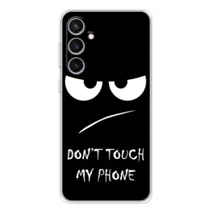 Чехол с прикольным текстом на Samsung Galaxy S24 FE (Dont)