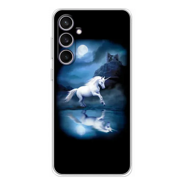 Чехол с рисунком «Единорог» для Samsung Galaxy S24 FE Чехол с рисунком «Единорог» для Samsung Galaxy S24 FE