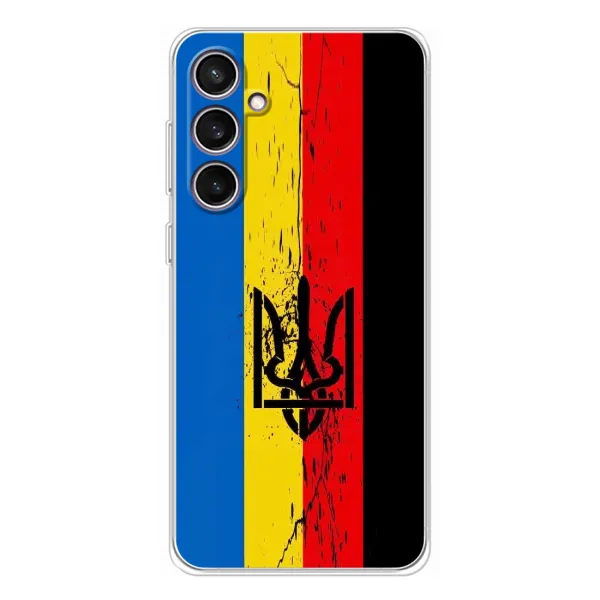 Чехол с рисунком «Флаг УПА» для Samsung Galaxy S24 FE Чехол с рисунком «Флаг УПА» для Samsung Galaxy S24 FE