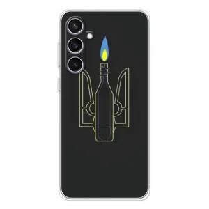 Чохол з картинкою (Патріотичний ГЕРБ) на Samsung Galaxy S24 FE (Герб - Молотова)