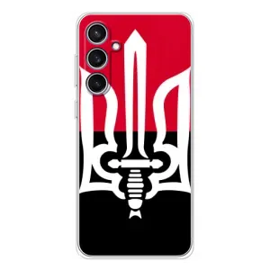 Чохли УПА (Червоно-Чорний) на Samsung Galaxy S24 FE (Герб України)