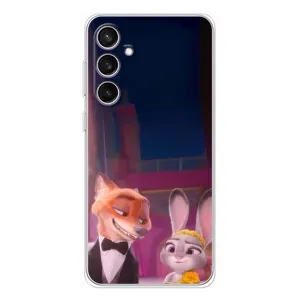 Силиконовый чехол с принтом Зоотрополіс для Samsung Galaxy S24 FE (Главные герои)
