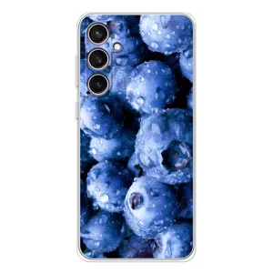 Чехол с изображением вкусной еды для Samsung Galaxy S24 FE (Голубика)