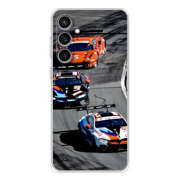 Чехол с рисунком «Гонщики» для Samsung Galaxy S24 FE Чехол с рисунком «Гонщики» для Samsung Galaxy S24 FE
