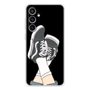 Чехол с Прикольным принтом на Samsung Galaxy S24 FE (Кеды)