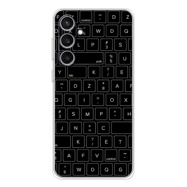 Чехол с рисунком «Клавиатура» для Samsung Galaxy S24 FE Чехол с рисунком «Клавиатура» для Samsung Galaxy S24 FE