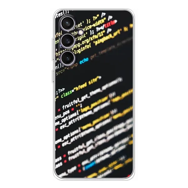 Чехол с рисунком «Код» для Samsung Galaxy S24 FE Чехол с рисунком «Код» для Samsung Galaxy S24 FE