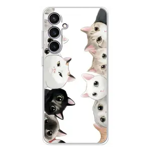 Силіконовий чохол з котиком для Samsung Galaxy S24 FE (Коти)