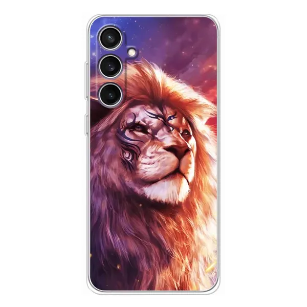 Чехол с рисунком «Красочный ЛЕВ» для Samsung Galaxy S24 FE Чехол с рисунком «Красочный ЛЕВ» для Samsung Galaxy S24 FE