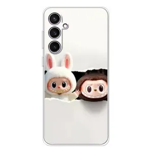 Чехол с принтом Лабубу для Samsung Galaxy S24 FE (Фигурки Labubu)