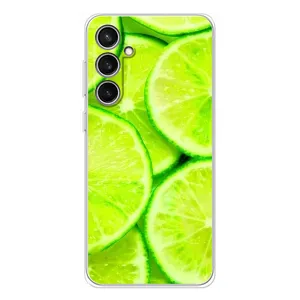 Чехол с изображением вкусной еды для Samsung Galaxy S24 FE (Лайм)