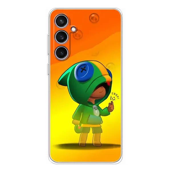 Чехол с рисунком «LEON в кофте» для Samsung Galaxy S24 FE Чехол с рисунком «LEON в кофте» для Samsung Galaxy S24 FE