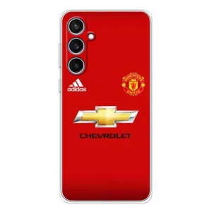 Силіконові Чохли з принтом Футбол на Samsung Galaxy S24 FE (Man United)