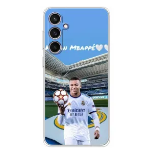 Чехол (TPU) с Футболистом на Samsung Galaxy S24 FE (Mbappe Real)