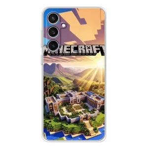 Чехол майнкрафт для Samsung Galaxy S24 FE (MINECRAFT)