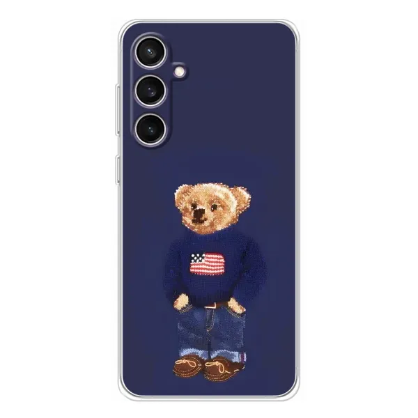 Чехол с рисунком «Мишка USA» для Samsung Galaxy S24 FE Чехол с рисунком «Мишка USA» для Samsung Galaxy S24 FE