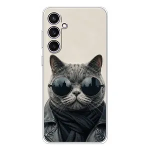 Чохол на тематику: Коти для Samsung Galaxy S24 FE (Модний кіт)