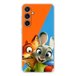 Чехлы ЗВЕРОПОЛИС для Samsung Galaxy S24 FE (Ник и Хопс)