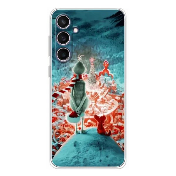 Чехол с рисунком «Новогодний Гринч» для Samsung Galaxy S24 FE Чехол с рисунком «Новогодний Гринч» для Samsung Galaxy S24 FE