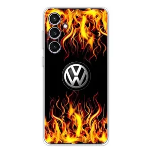 Чохол "Фольксваген" для Samsung Galaxy S24 FE (Вогняний Лого)