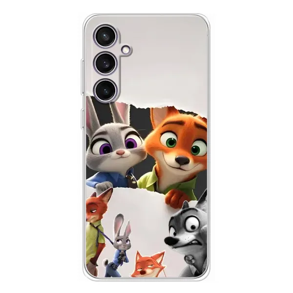 Чехол с рисунком «Персонажи Зоо» для Samsung Galaxy S24 FE Чехол с рисунком «Персонажи Зоо» для Samsung Galaxy S24 FE