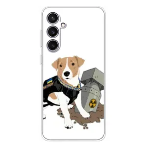 Чохол з принтом Песика Патрон для Samsung Galaxy S24 FE (Пес Патрон з ракетою)