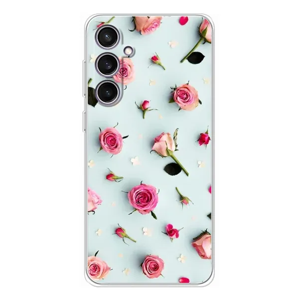 Чехол с рисунком «Разные цветы» для Samsung Galaxy S24 FE Чехол с рисунком «Разные цветы» для Samsung Galaxy S24 FE