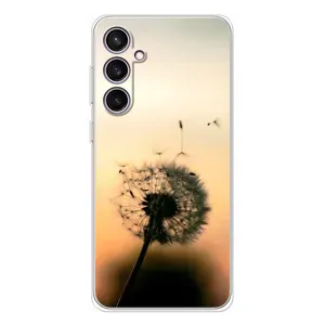 Силіконовий Чохол з кульбабками на Samsung Galaxy S24 FE (Роздмухана кульбабка)