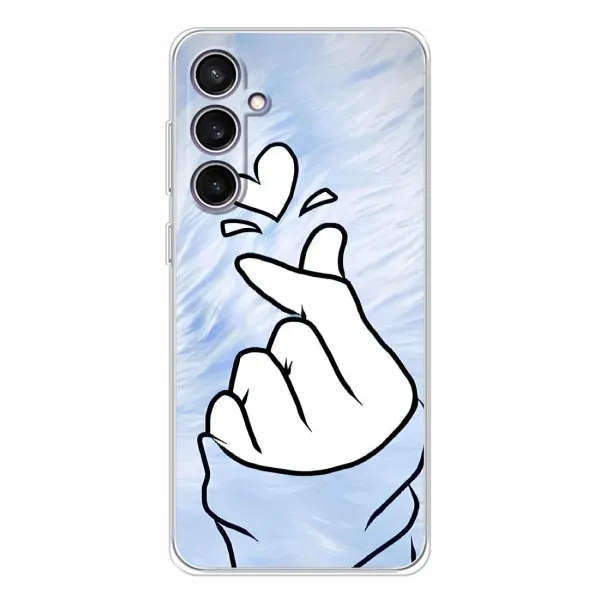 Чехол с рисунком «Сердечка знак» для Samsung Galaxy S24 FE Чехол с рисунком «Сердечка знак» для Samsung Galaxy S24 FE
