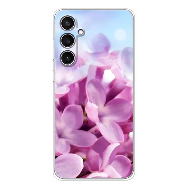 Чехол с рисунком «Сиреневые цветы» для Samsung Galaxy S24 FE Чехол с рисунком «Сиреневые цветы» для Samsung Galaxy S24 FE