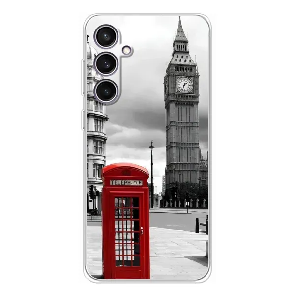 Чехол с рисунком «TELEPHONE» для Samsung Galaxy S24 FE Чехол с рисунком «TELEPHONE» для Samsung Galaxy S24 FE
