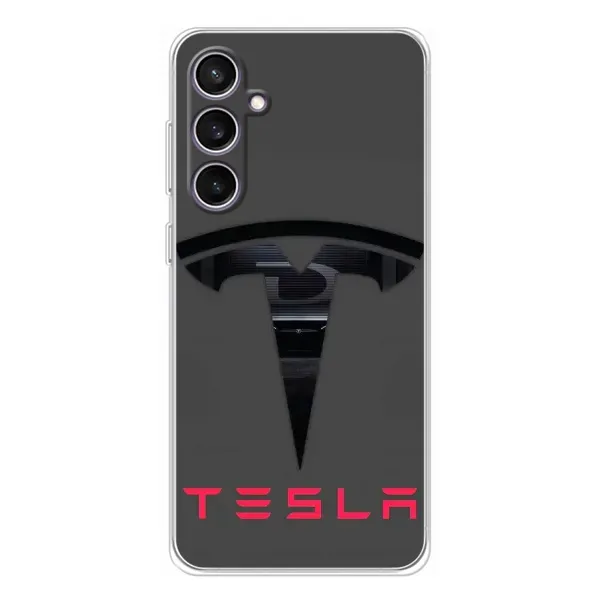 Чехол с рисунком «Logo TESLA» для Samsung Galaxy S24 FE Чехол с рисунком «Logo TESLA» для Samsung Galaxy S24 FE