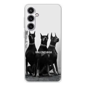 Чохол ДОБЕРМАН для Samsung Galaxy S24 FE (Три добермана)