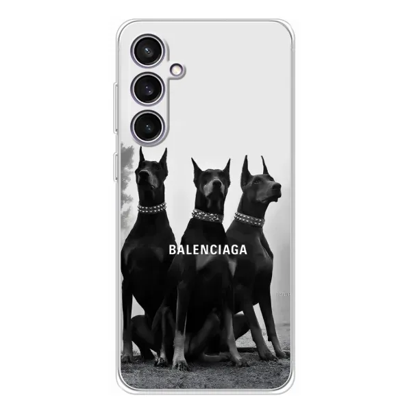 Чехол с рисунком «Три добермана» для Samsung Galaxy S24 FE Чехол с рисунком «Три добермана» для Samsung Galaxy S24 FE