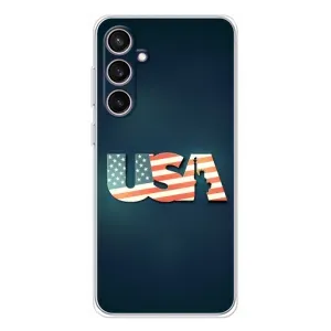 Чехол Флаг USA для Samsung Galaxy S24 FE (USA)