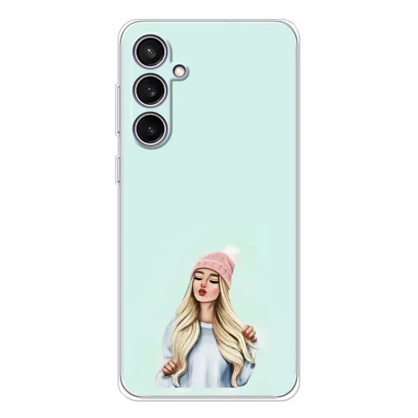 Чехол с рисунком «В шапке» для Samsung Galaxy S24 FE Чехол с рисунком «В шапке» для Samsung Galaxy S24 FE