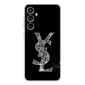 Чехол (Dior, Prada, YSL, Chanel) для Samsung Galaxy S24 FE (YSL)